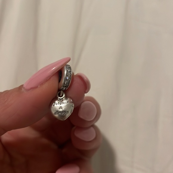 PANDORA My Beautiful Wife Locket Dangle Cubic Zirconia Charm in Sterling… - Picture 5 of 5